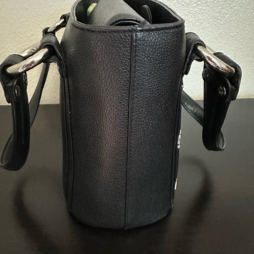 MCM black small tote bag